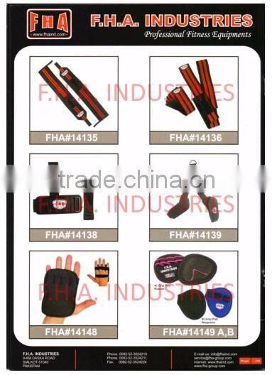 Weightlifting Power Gripper Neoprene Lifting Grip Gloves by FHA INDUSTRIES SIALKOT PAKISTAN
