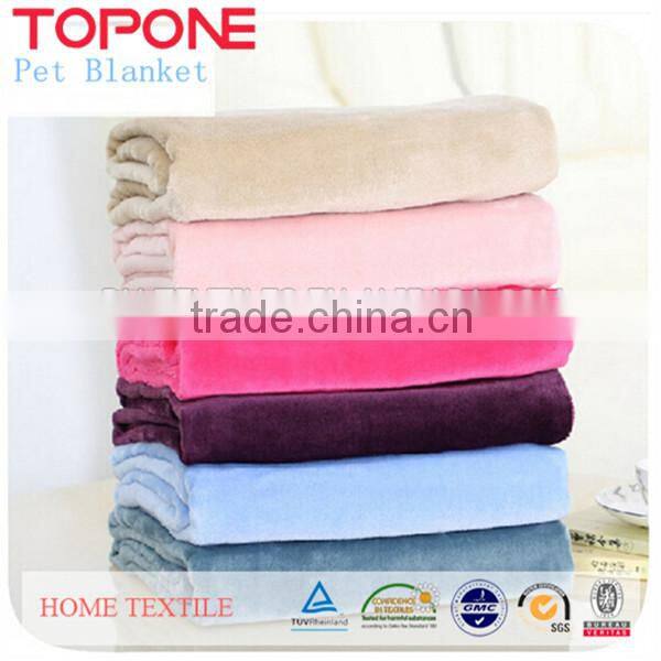 Pure color practical soft material printed polar fleece blanket/flannel fleece blanket/coral fleece blankets