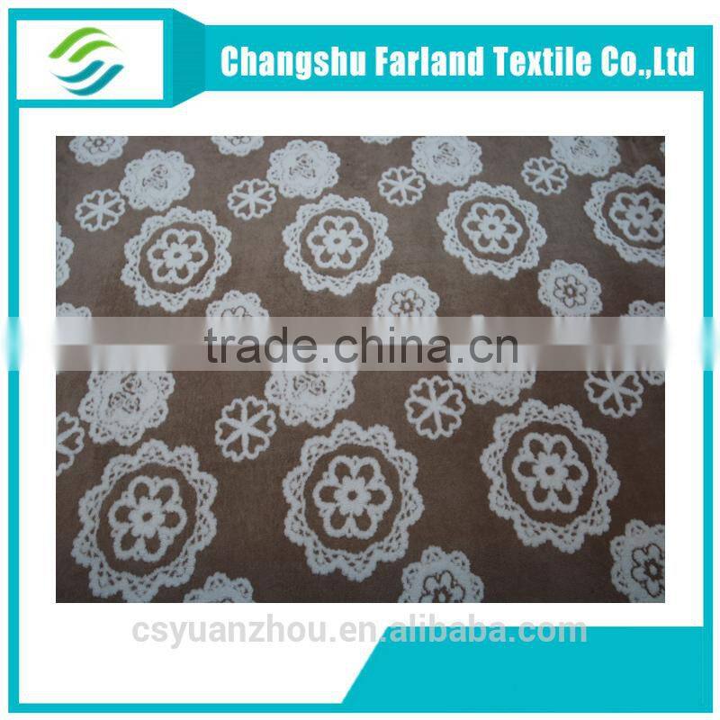 new product sherpa jacquard fabric swatch