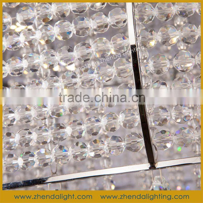 white color birdcage shape fancy light modern crystal pendant lamp online shopping D048/16+9