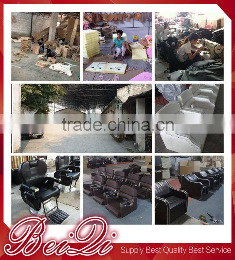 Beiqi 2016 NEW Salon Shampoo Chair with Ceramic Bowl Washing Basin Used Cheap Hair Salon Furniture for Sale