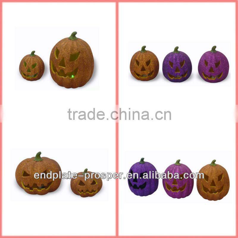 ceramic halloween pumpkin decorations