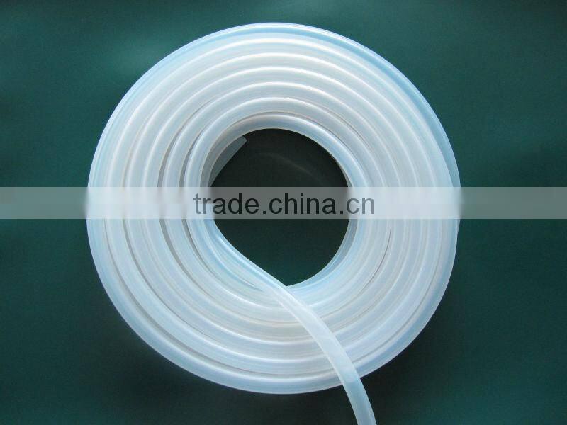 FDA grade transparent Peristaltic Pump Tubing / silicone pump tubing
