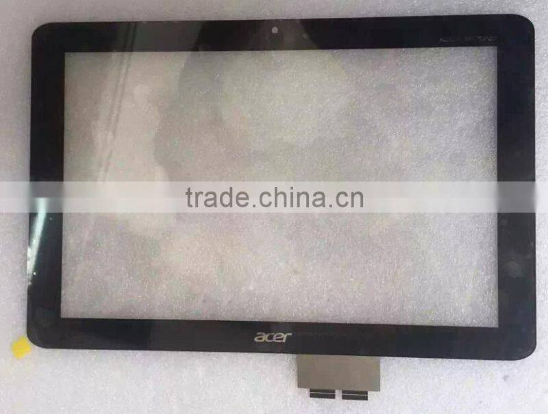 Touch Screen Glass Panel with Digitizer Bezel For Acer A210 (Factory Wholesale)