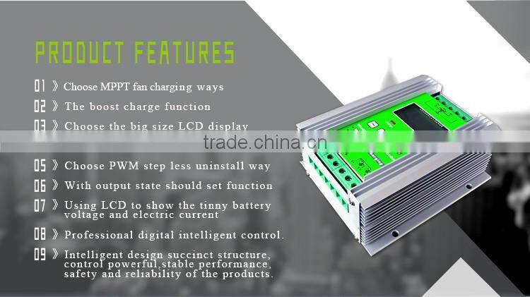 High-end type wind solar hybrid controller 12v 600w JW-MPPT Series