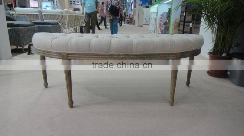 beautiful antique wooden bench using in bedroom,bedroom bench