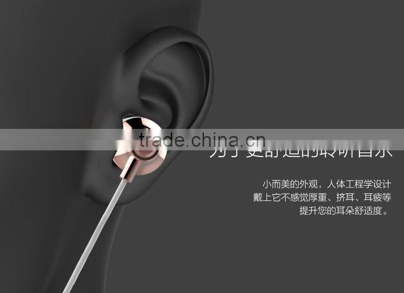 USAMS Enjoy Series 1.2M Fashion Metal Earphone For iPhone/Android 3.5mm Universal Super Bass in Ear Headphone MT-5486