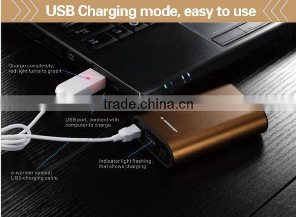Portable Hand warmer+Power bank,2 in 1 multifunctional portable power bank 6000mah F6003