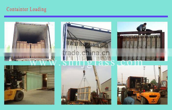Haojing laminated glass price per square metre with CE certificate