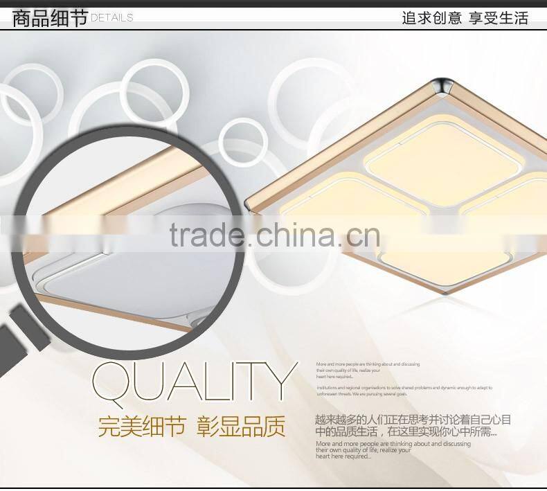 Rectangle simiple ceiling lamp hanging lighting UL CE certified led ceiling lamp