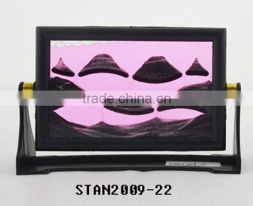 STAN2009-22 Moving sand art with Wooden frame sand art