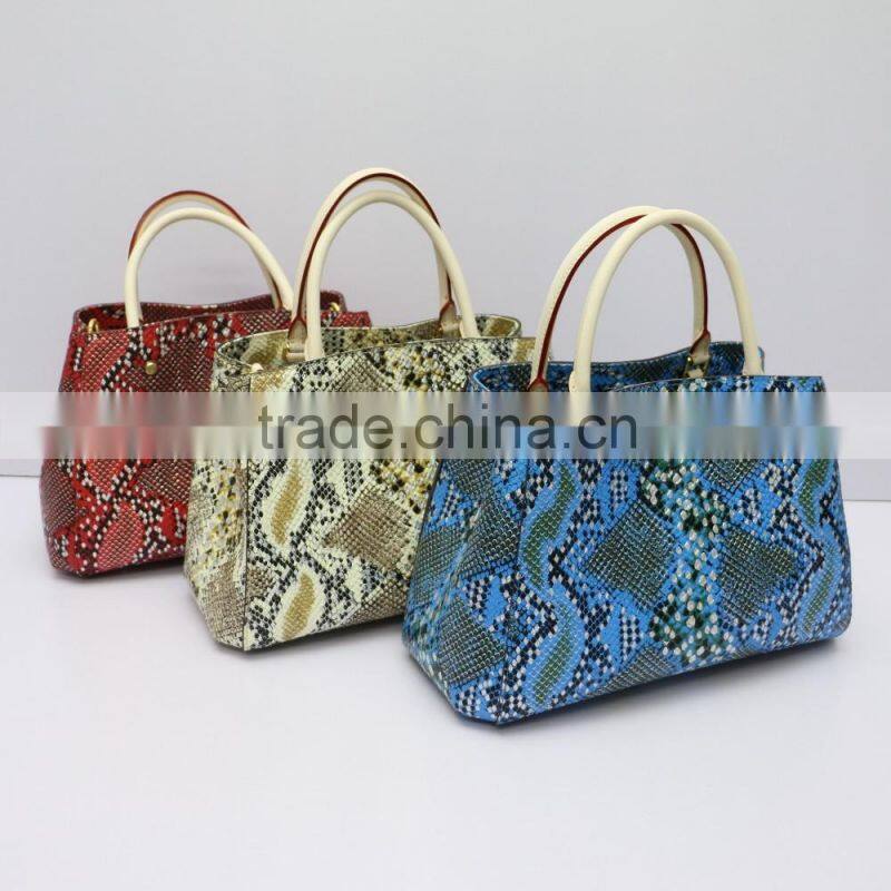 New fashion women Snakeskin Grain PU Leather Handbag ,ladies Shoulder Bags