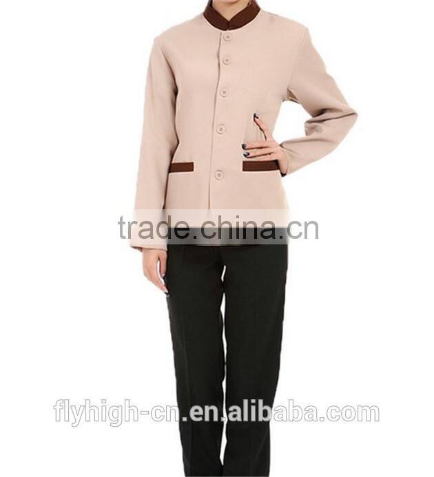 Custom Logo Fashion Resturant Waitress Clothes