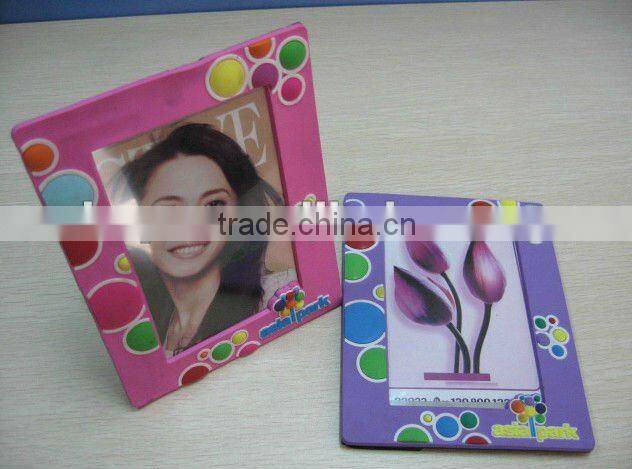 2016 rubber pvc magic photo frame