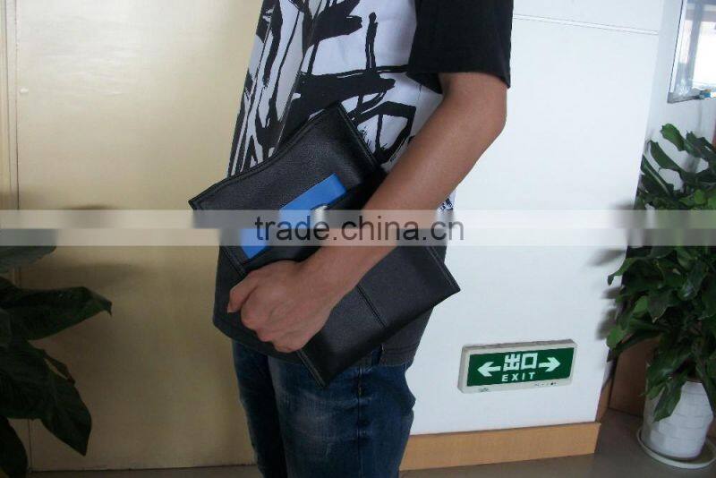 Popular computer bag holder leather bag for Ipad and Iphone