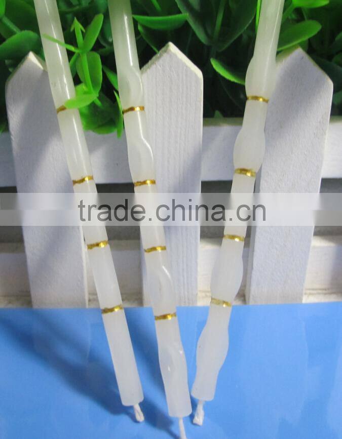 White Crystal Candles For Wedding Favors