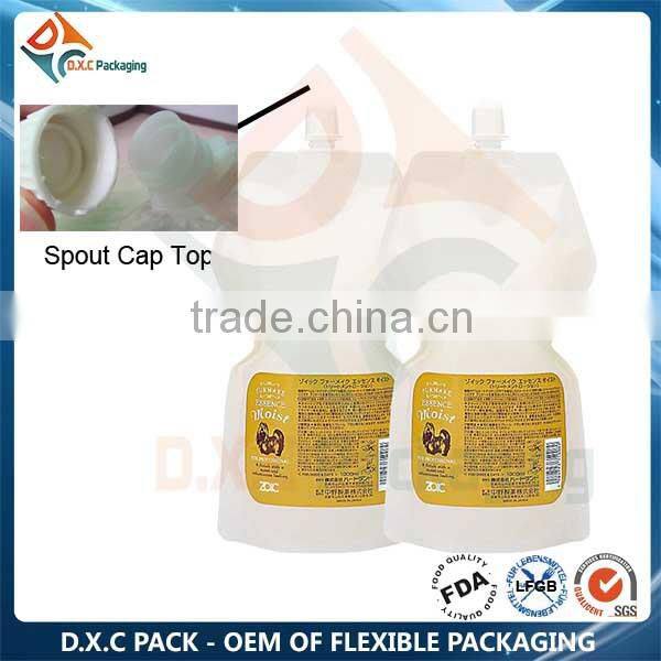 Spout Bag/Liquid Packaging For Organic Shampoo( New Design)