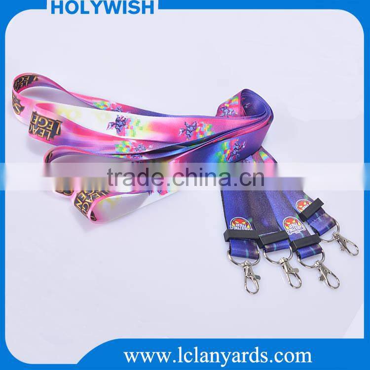 Alibaba popular colorful strap lanyards with good design