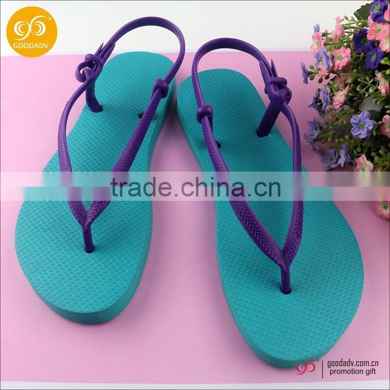 2015 eva flip flop lady fashion sandals colorful massage flip flop beach slippers
