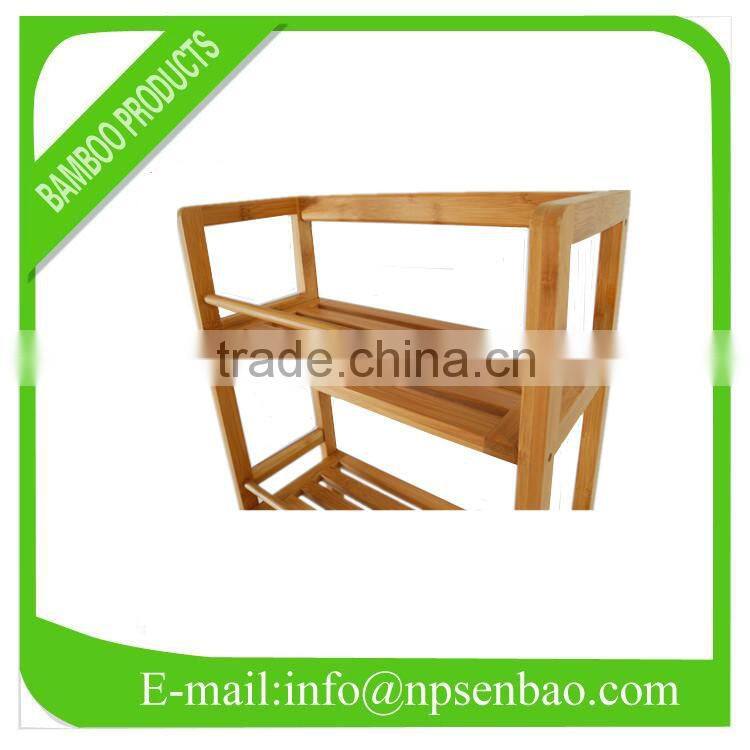 Bamboo bathroom racks, towel rack, shoes rack