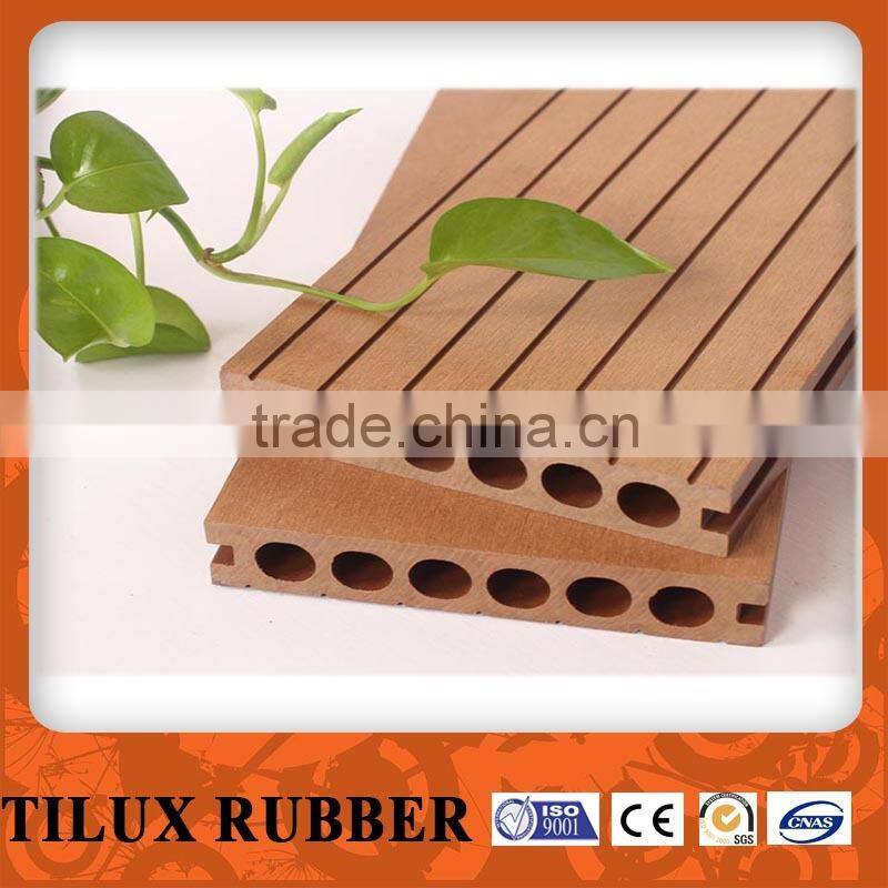 2015 Hot Sale waterproof wood composite decking with CE certificiate