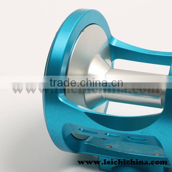 Lever drag 2 speed conventional fishing jigging reel