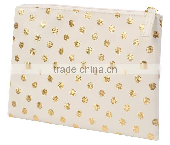 Trendy Pu Lady Hand Cosmetic Bag