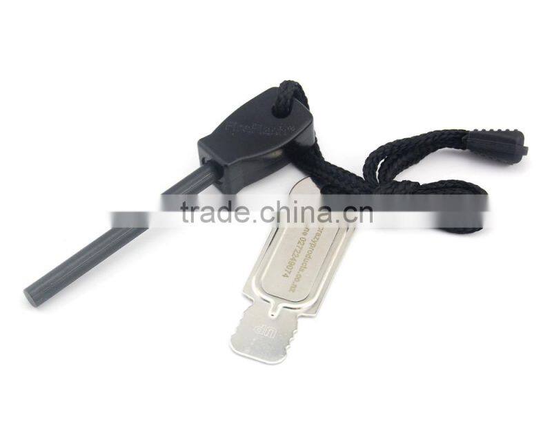 Fire Starter Rescue Survival Emergency Travel Flint--Red