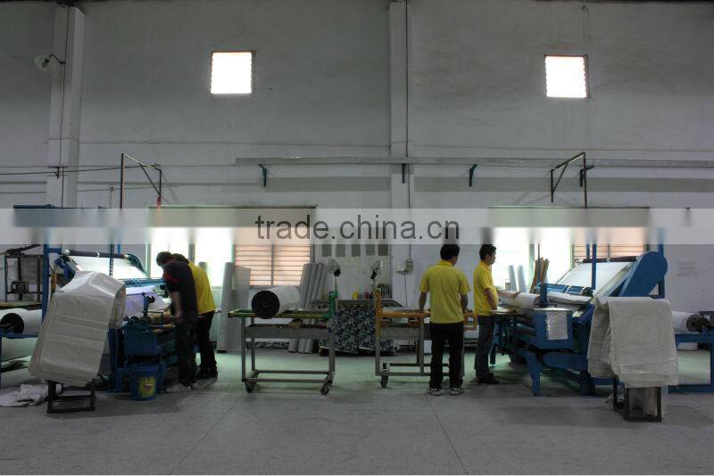 100% polyester EVA resin interlining( for the sports cap, trousers, T-shirt)