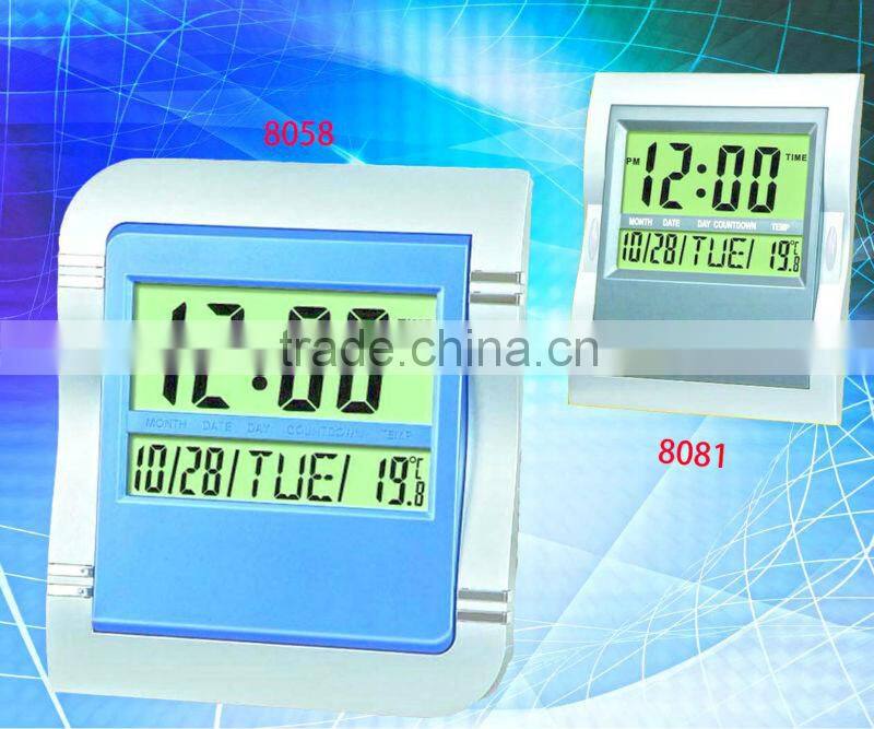 Manufacturer supply big round clock,Calendar wall clock