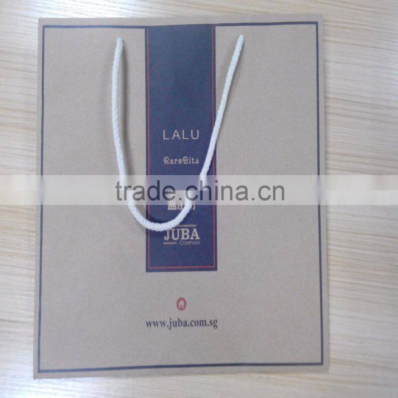 EXW price high quality industry use handled kraft paper bags