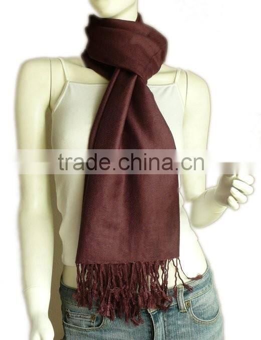two-tone color pashmina scarf