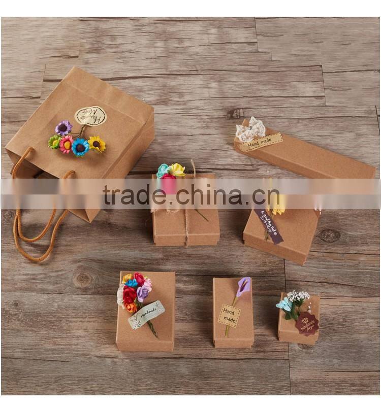 hot product wholesale custom kraft paper jewelry box