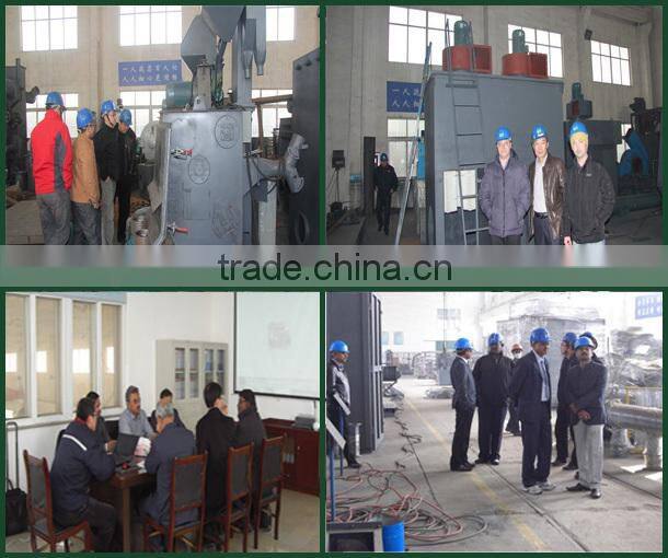 Small tumble belt shot blasting machine