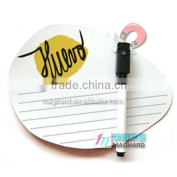 dry wipe writable fridge refrigerator magnet memo board