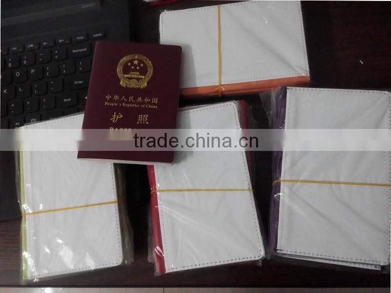 Leather Sublimation Business Card Holder ,leather blank case for printing