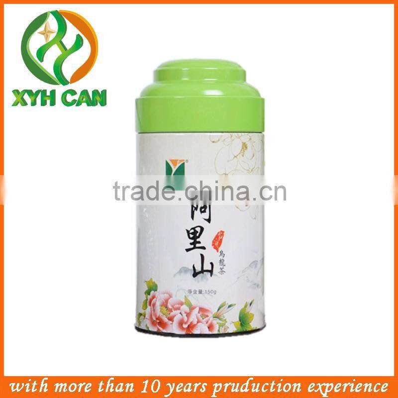 Factory direct sales 125*90*60mm tea tin box can color printing