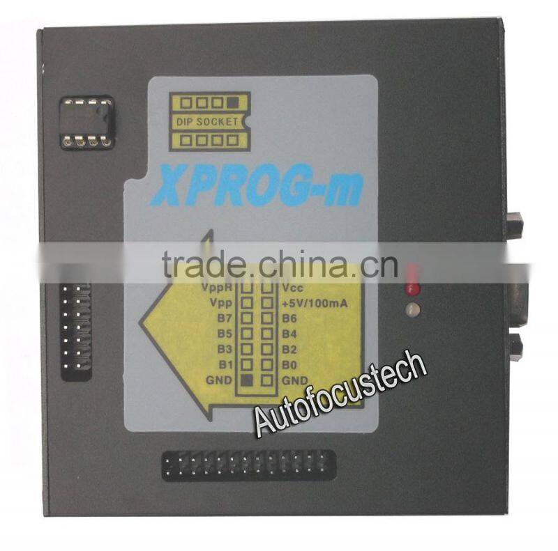 New Latest V5.3 X-PROG-M XPROG M Plus+U dongle Include V5.0 V5.1 software Full Authorizations with full Adapters+Free Testing IC