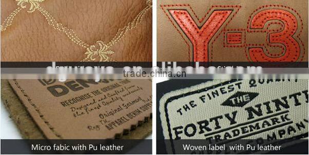Custom Embossed Leather Patch for Casual Jacket/jeans