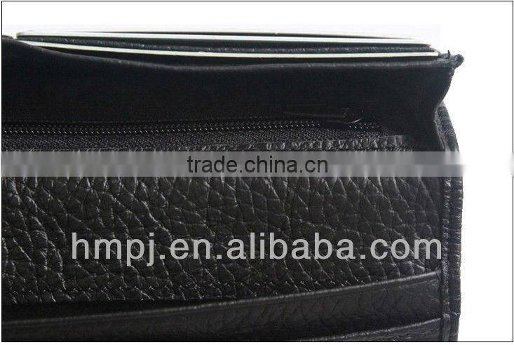 2013 western mens long wallets with cowhide leather material