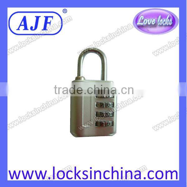High quality blue travel suitcase padlock