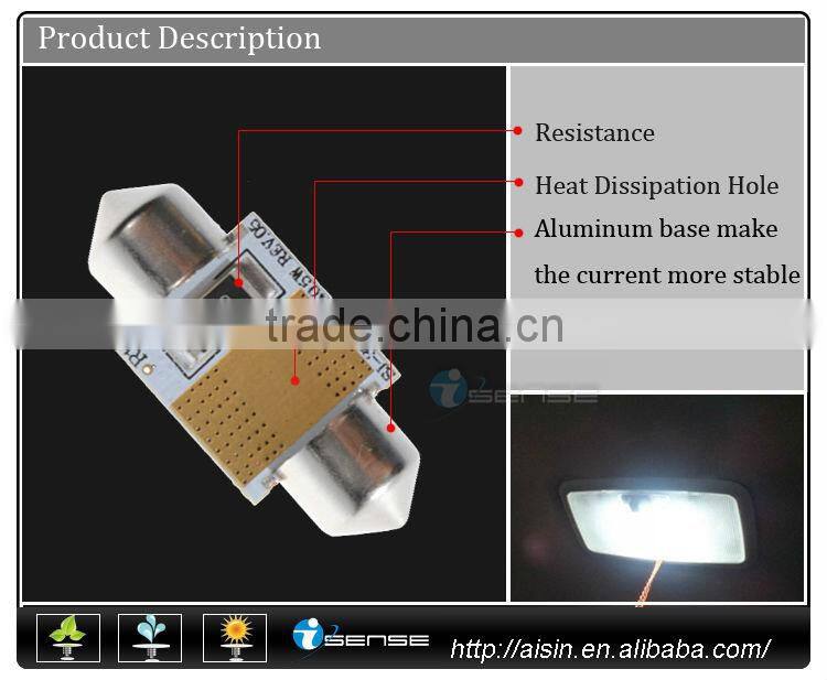 COB Festoon LED Interior Dome Map Light , CAR LED LICENSE PLATE