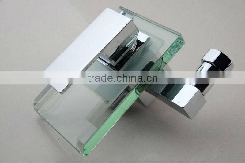 Wall mounted glass waterfall bath faucet QH0818W