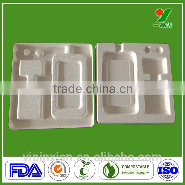 Customized disposable biodegradable cardboard packaging tray