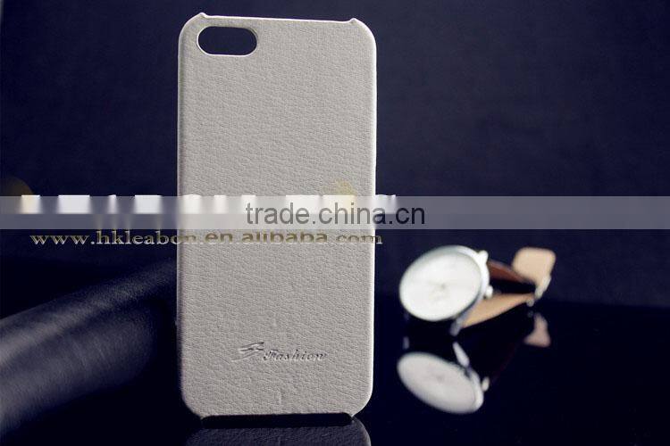 genuine leather phone case, ultra slim hard back case for iphone 5 5s, factory price