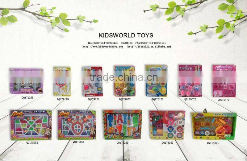 Plastic sports toys--6 kinds sport toys for kids(hula,goft, tennis,flying disk..)