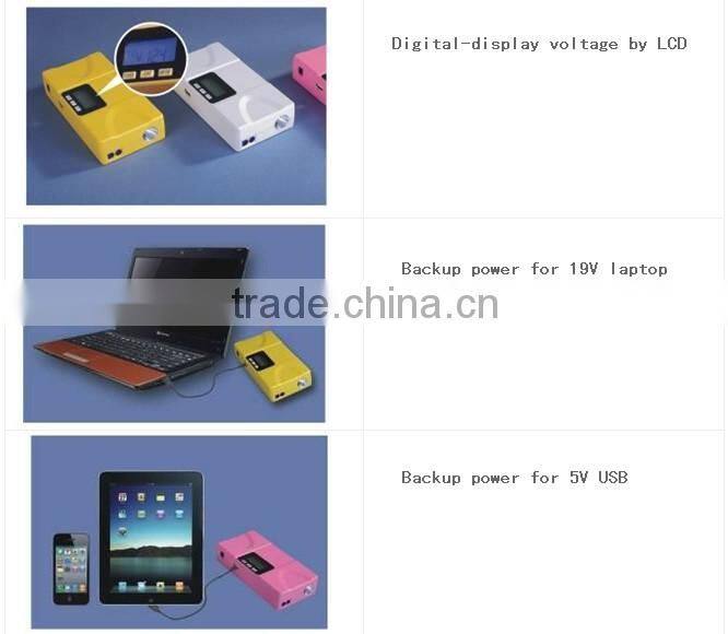 5400mAH-18000mAH multifunctional power bank car jump start with LCD display (SPB5012)