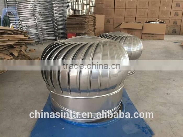 Stainless steel no power roof ventilation fan made in China