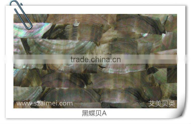 free sample black mother of pearl shell sheet/paper