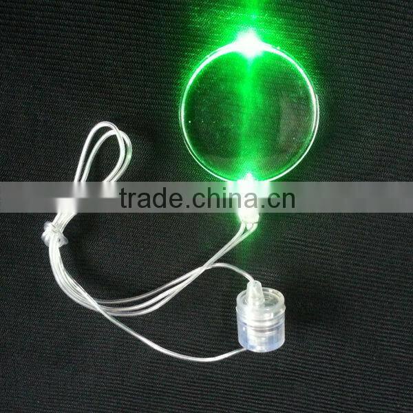 Novelty hot led necklace light